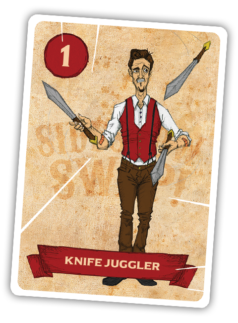 Sideshow Swap! Performer - Knife Juggler